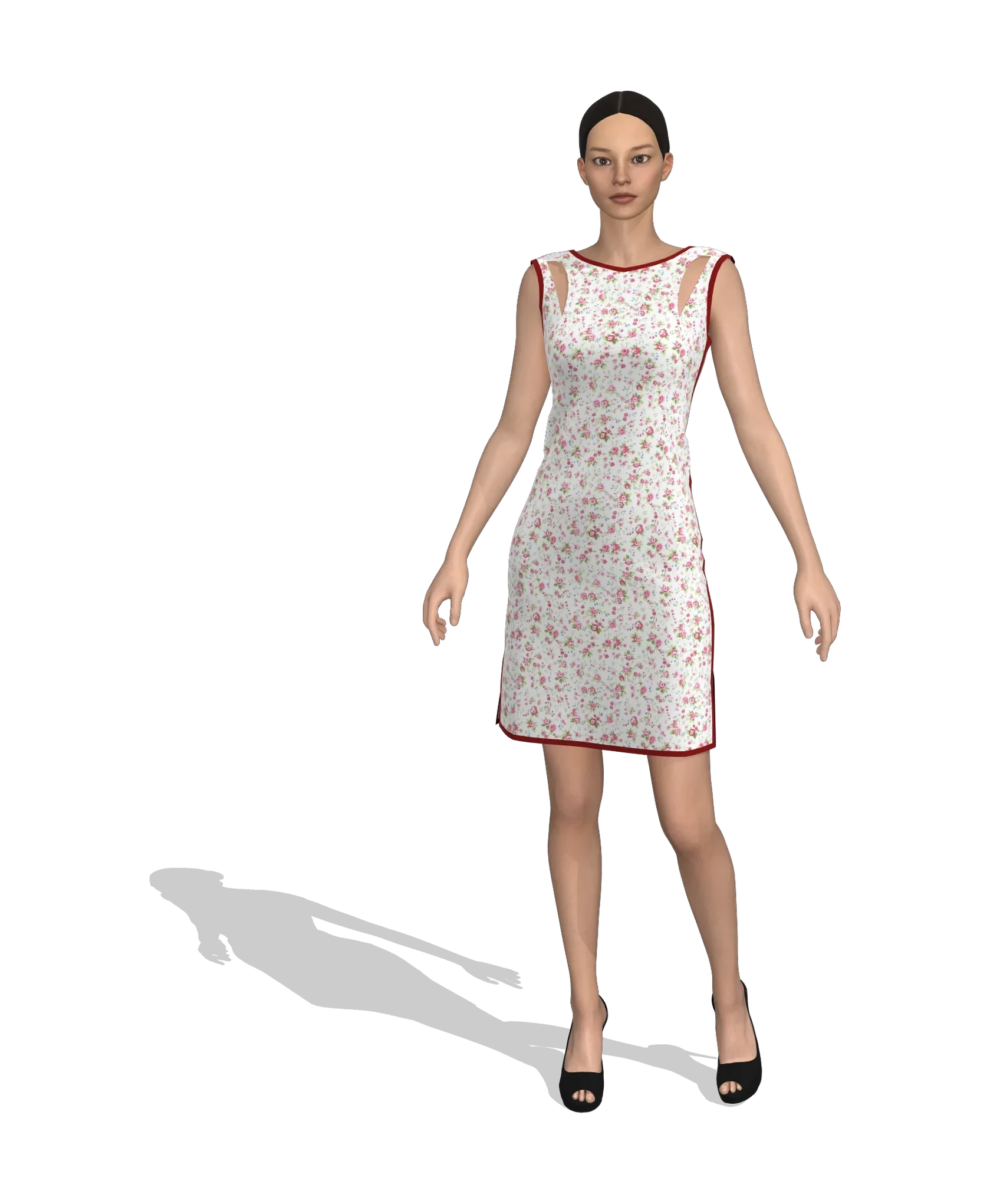 KDscion p20 sleeveless a-line dress